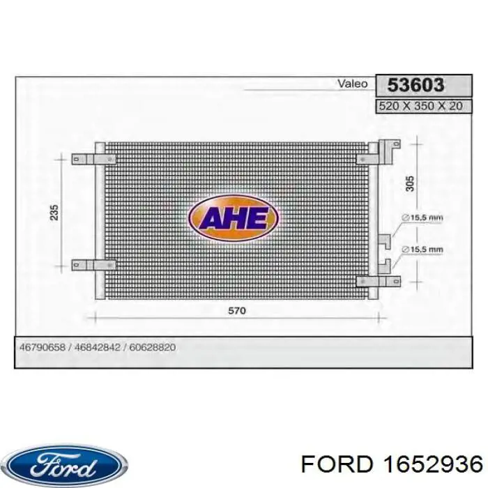 Buje de barra estabilizadora delantera Ford 1652936 precio, desde 3,81 EUR