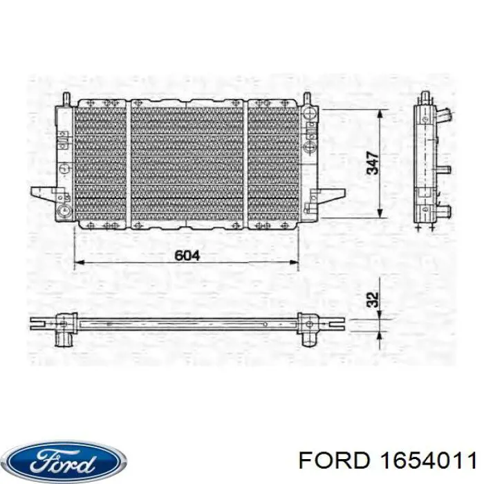 Água radiador Ford 1654011 precio, desde 60,61 EUR