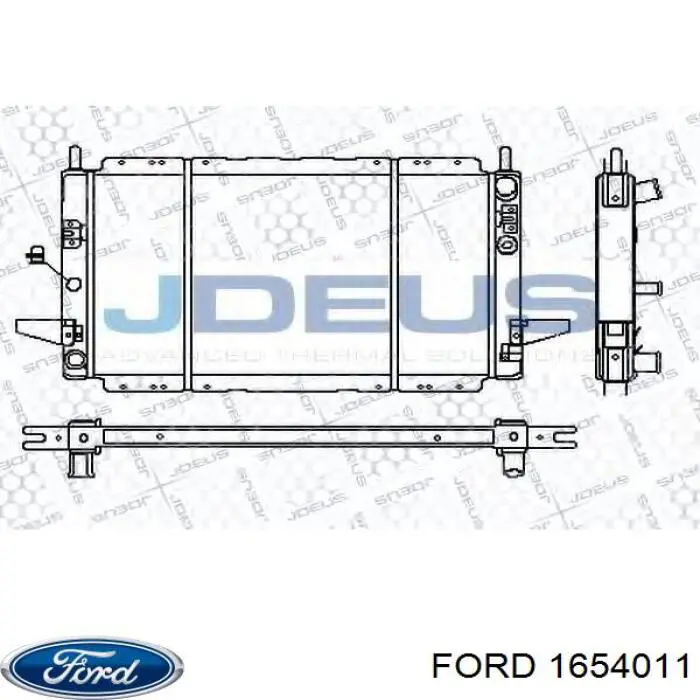 1654011 Ford radiador