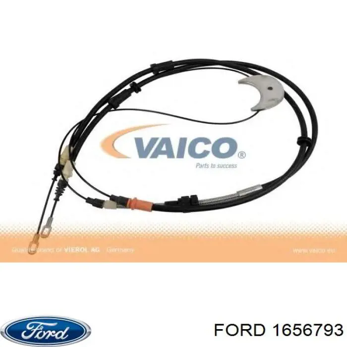 1656793 Ford cable de freno de mano trasero derecho/izquierdo
