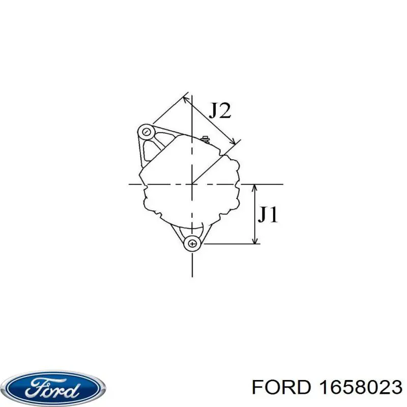 1658023 Ford alternador