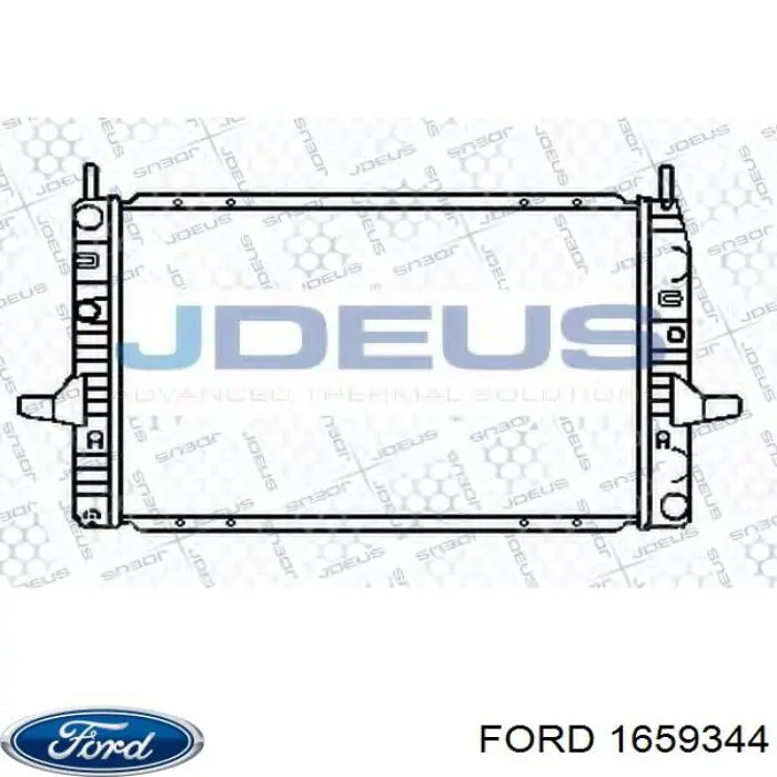 1659344 Ford radiador refrigeración del motor