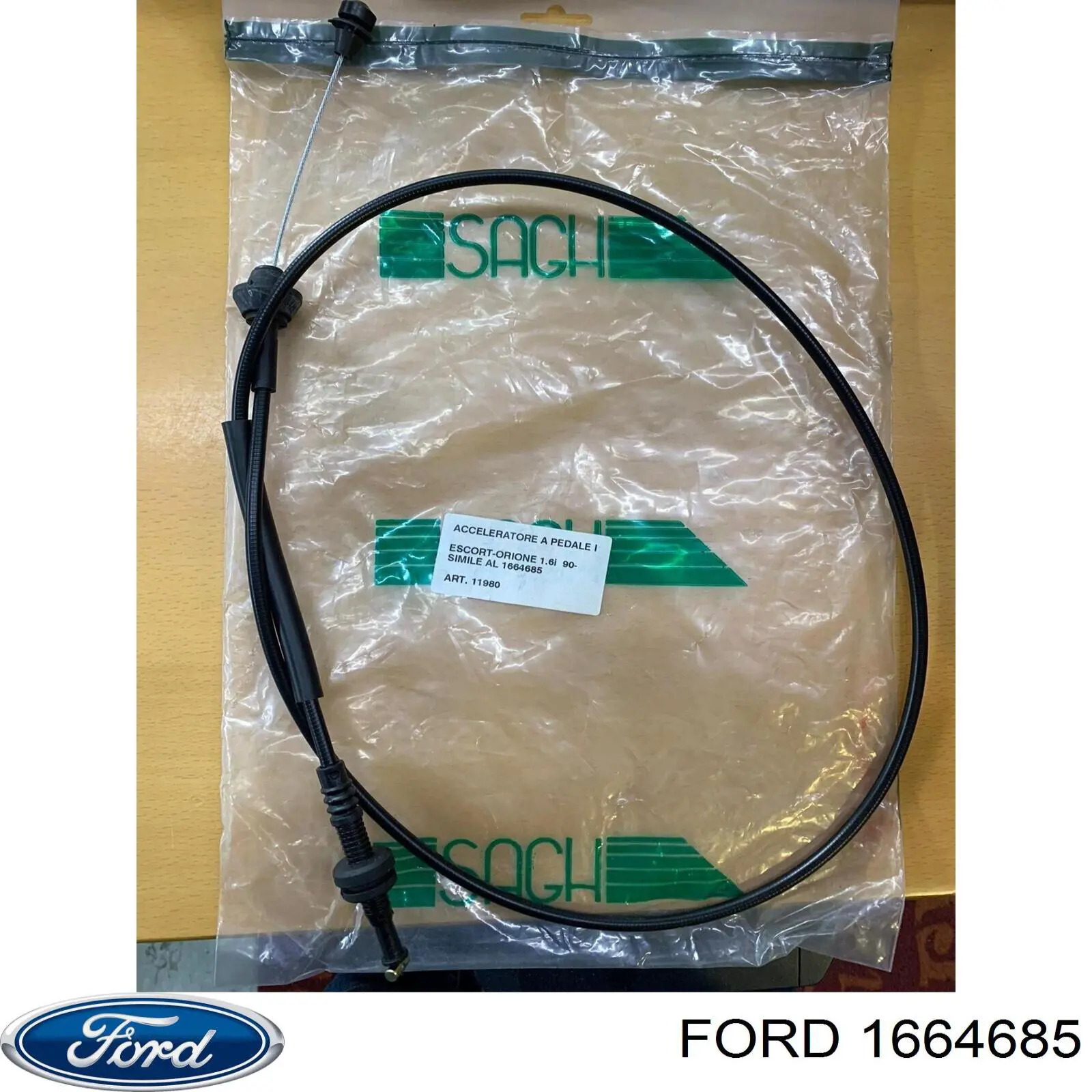 1664685 Ford silga de acelerador