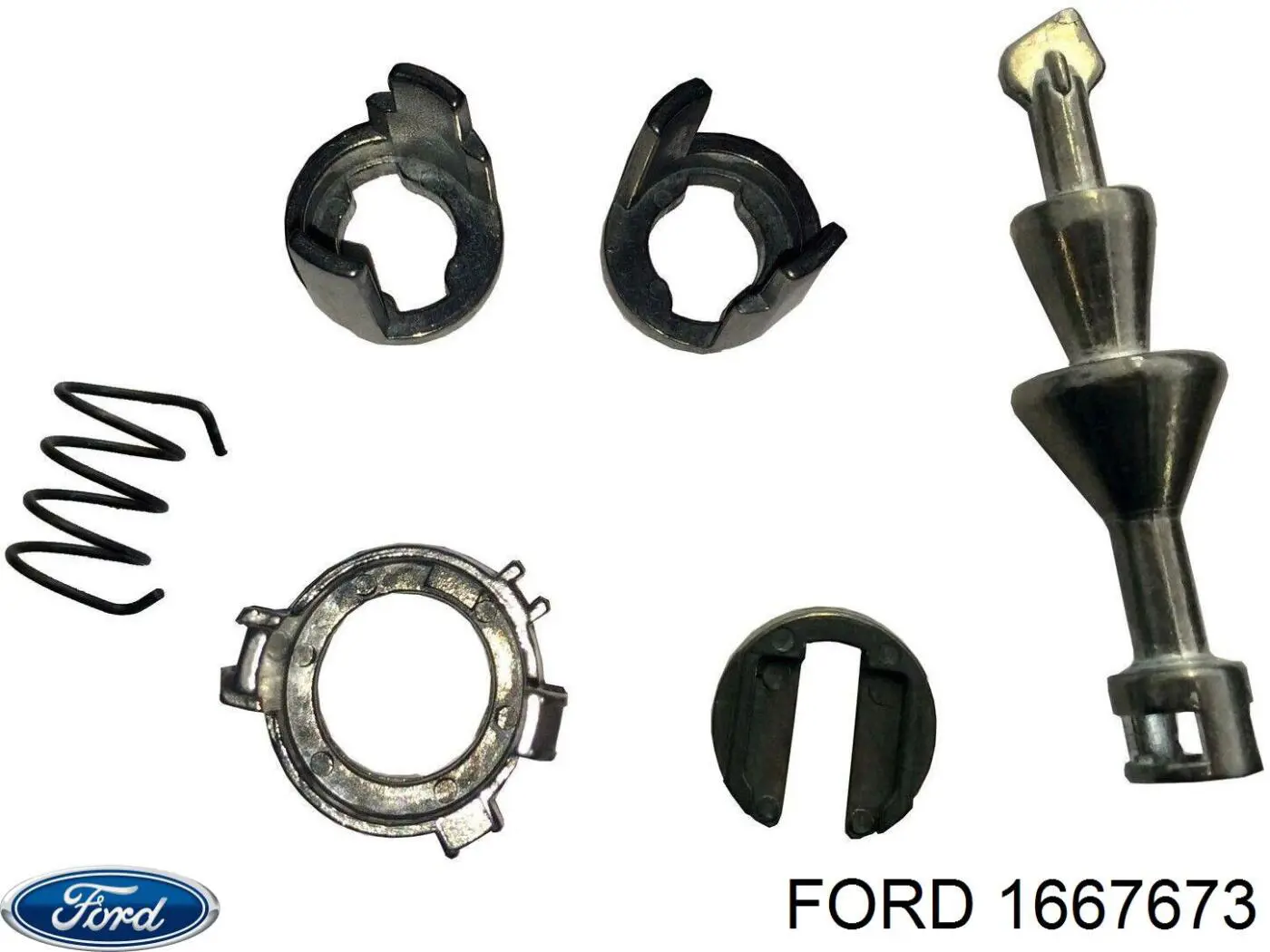 Comprar 1667673 Ford Rodillo inferior derecho de puerta corrediza