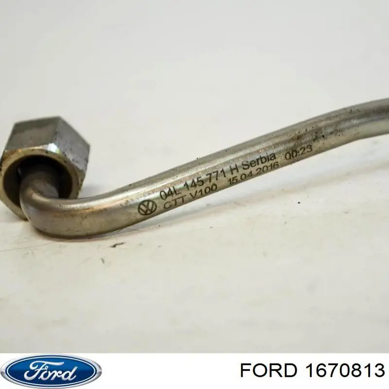 1580252 Ford tubo flexible de aire de sobrealimentación izquierdo