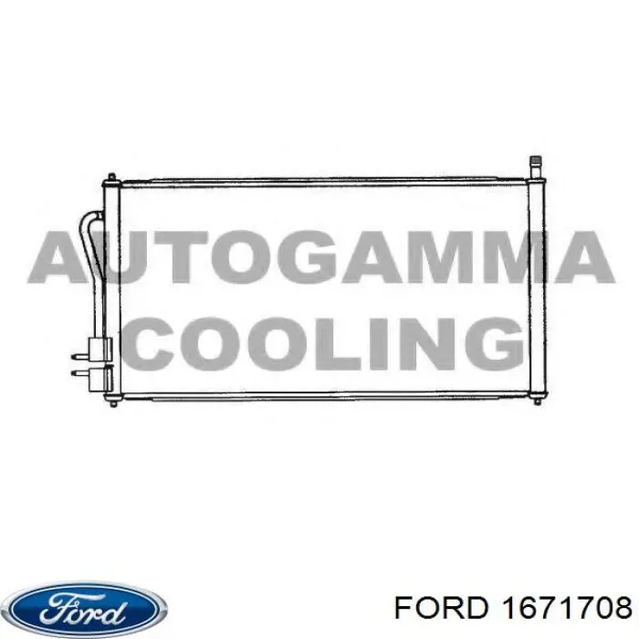 Comprar 1671708 Ford Condensador de aire acondicionado