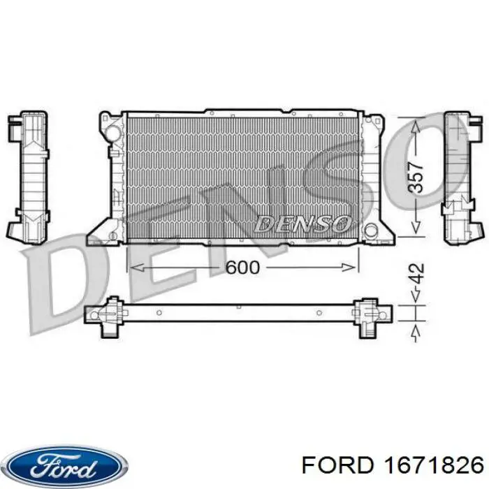 Comprar 1671826 Ford Radiador de auto