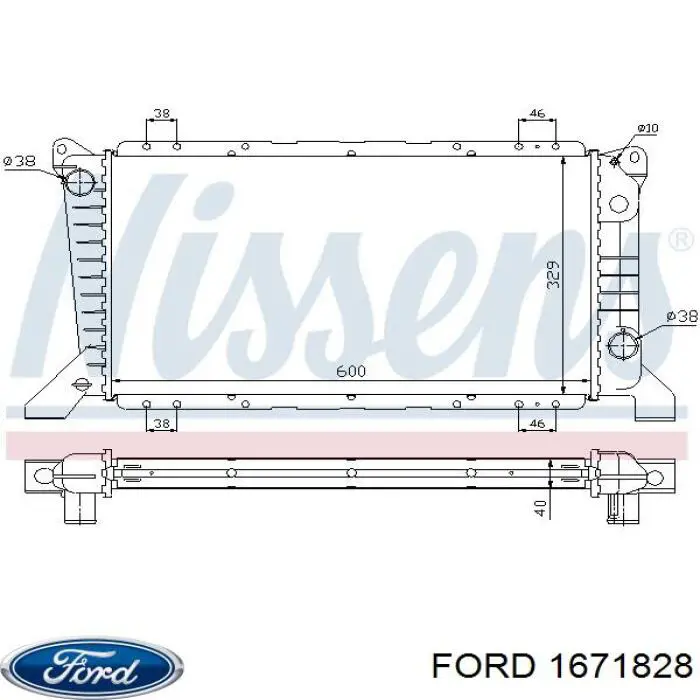 Comprar 1671828 Ford Radiador de auto