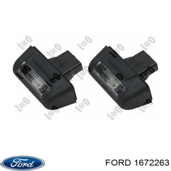 Luz de matrícula para Ford Transit (E)