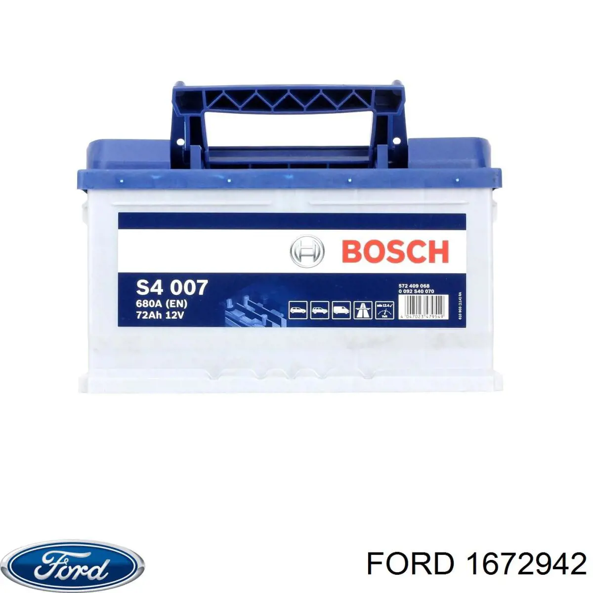 Batería de arranque Ford 1672942 precio, desde  EUR