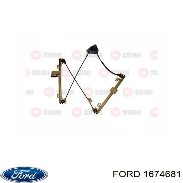 1674681 Ford mecanismo de elevalunas, puerta delantera izquierda