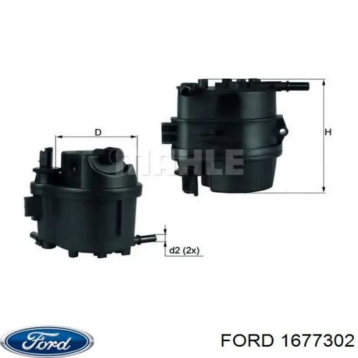 1677302 Ford filtro combustible