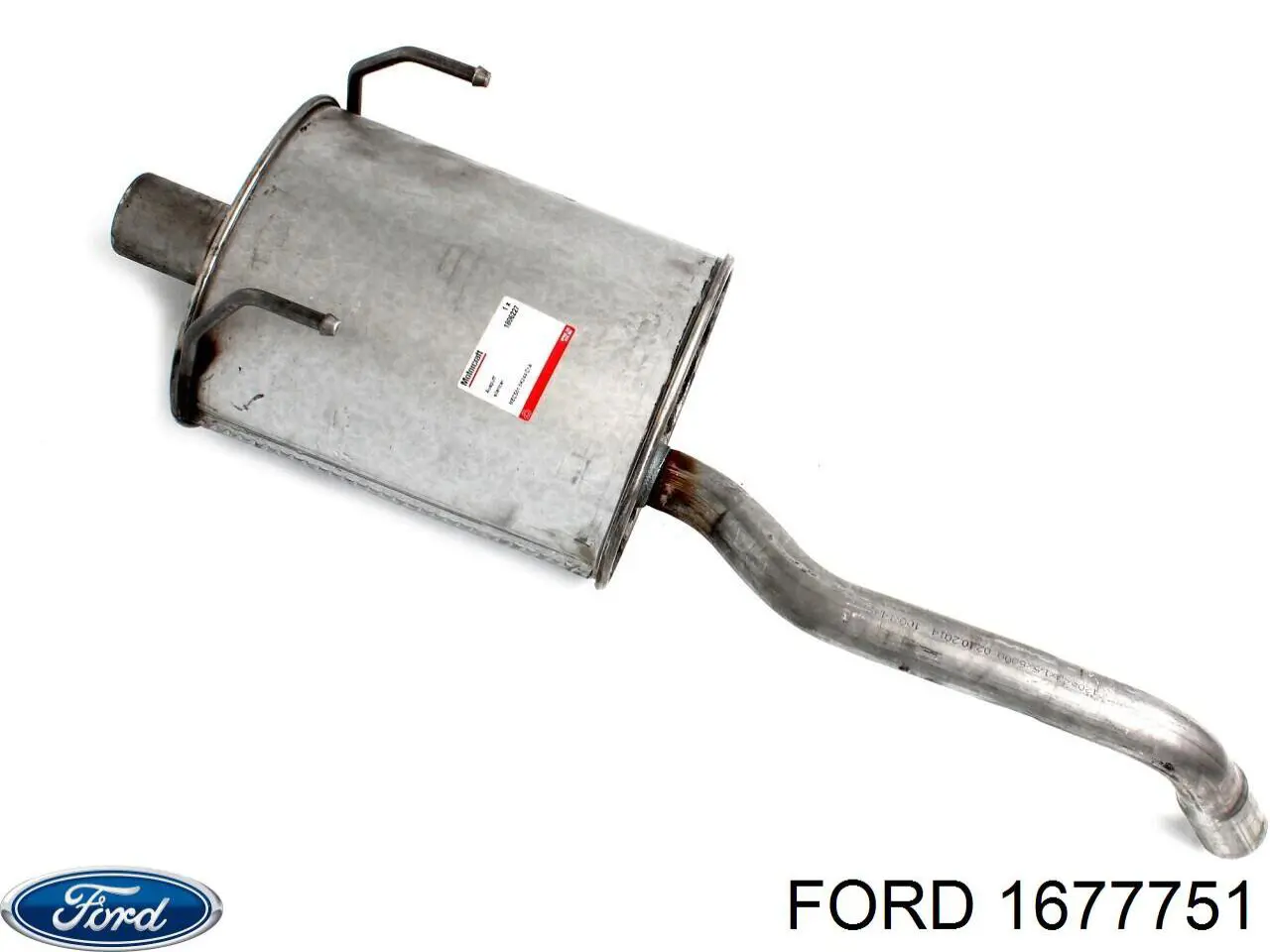 Silenciador trasero 1677751 Ford