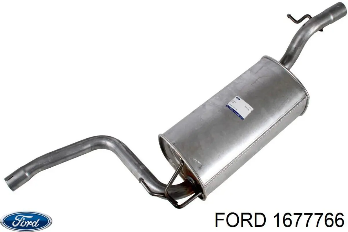 1677766 Ford silenciador posterior