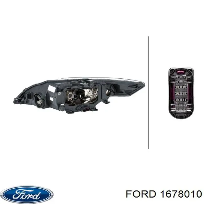 Faro derecho Ford 1678010 precio, desde 379,42 EUR