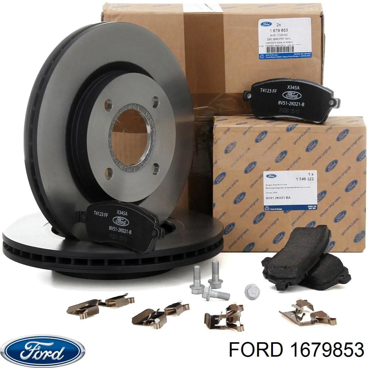 Disco de freno delantero Ford 1679853