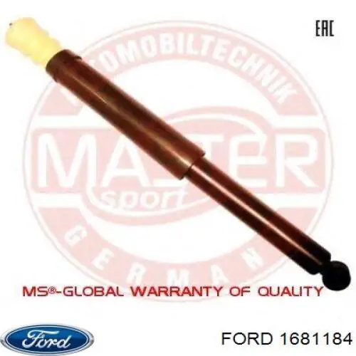 Amortiguador trasero Ford 1681184 precio, desde 47,92 EUR