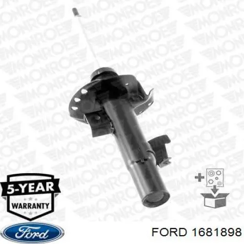 1681898 Ford amortiguador delantero izquierdo