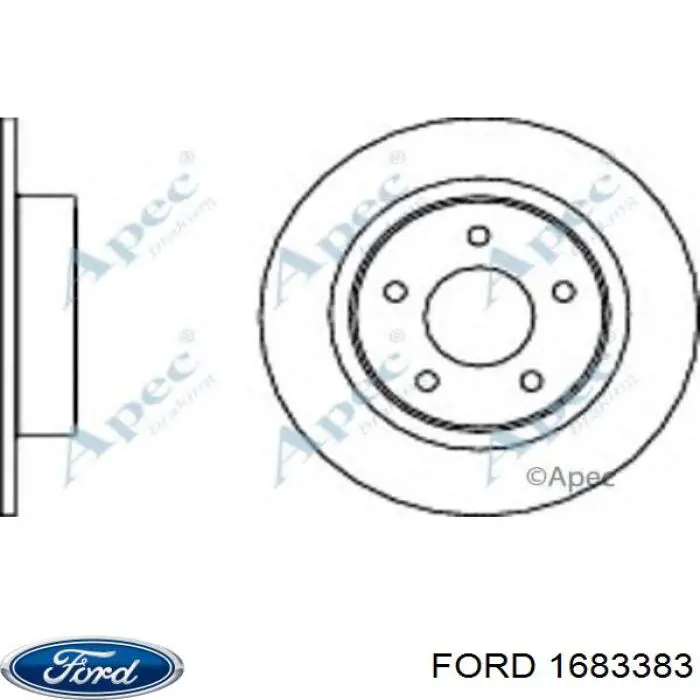 Disco de freno trasero Ford 1683383 precio, desde 34,42 EUR