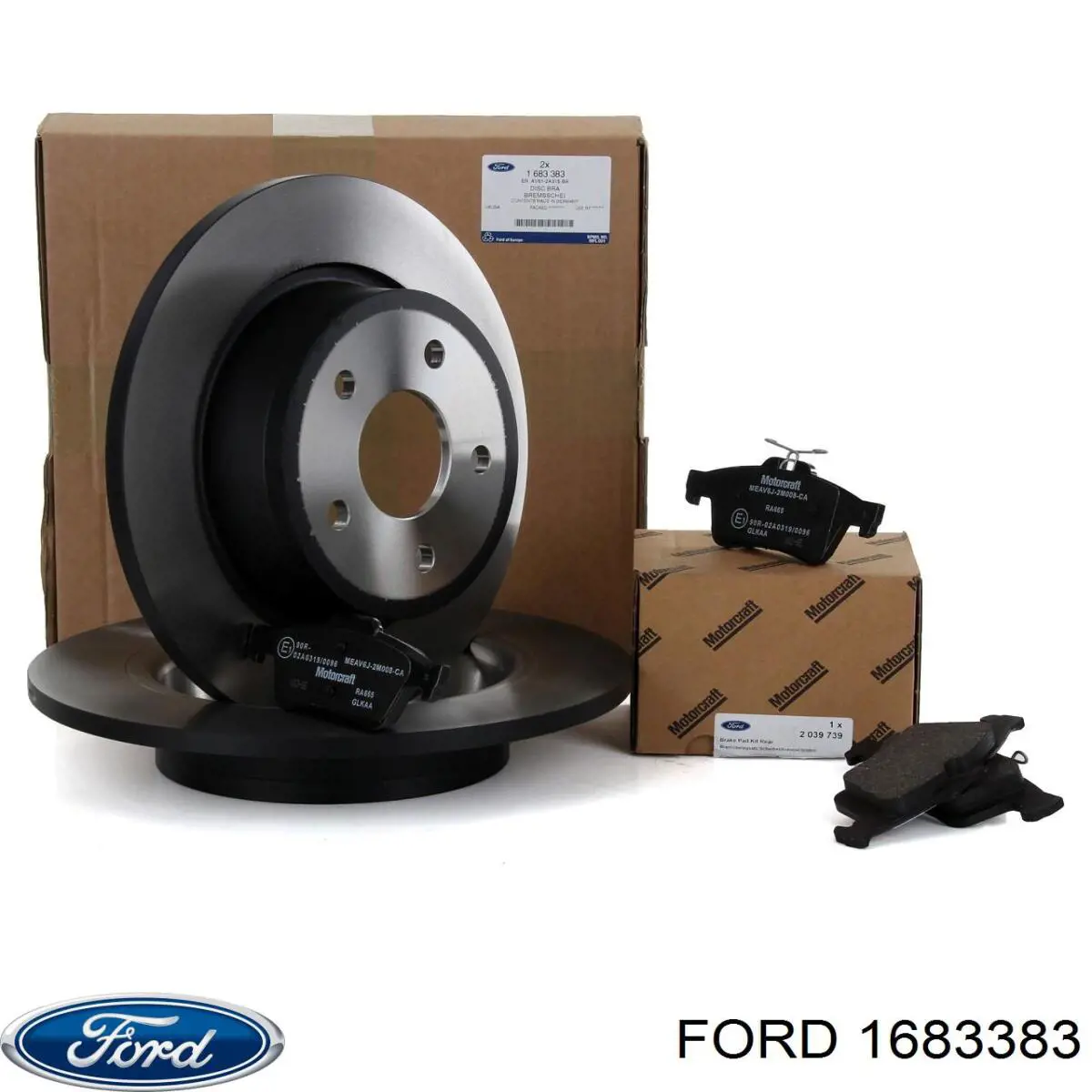 Comprar 1683383 Ford Disco de freno trasero