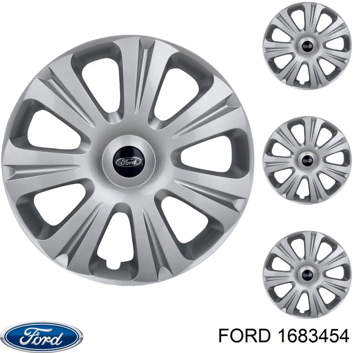 1683454 Ford tapacubos de ruedas