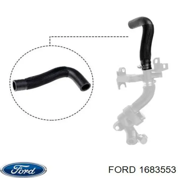 Manguera (conducto) del sistema de refrigeración Citroen Berlingo B9