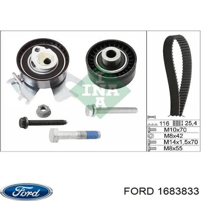 1683833 Ford kit de correa de distribución
