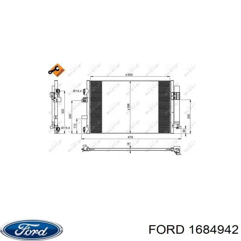 Comprar 1684942 Ford Condensador de aire acondicionado