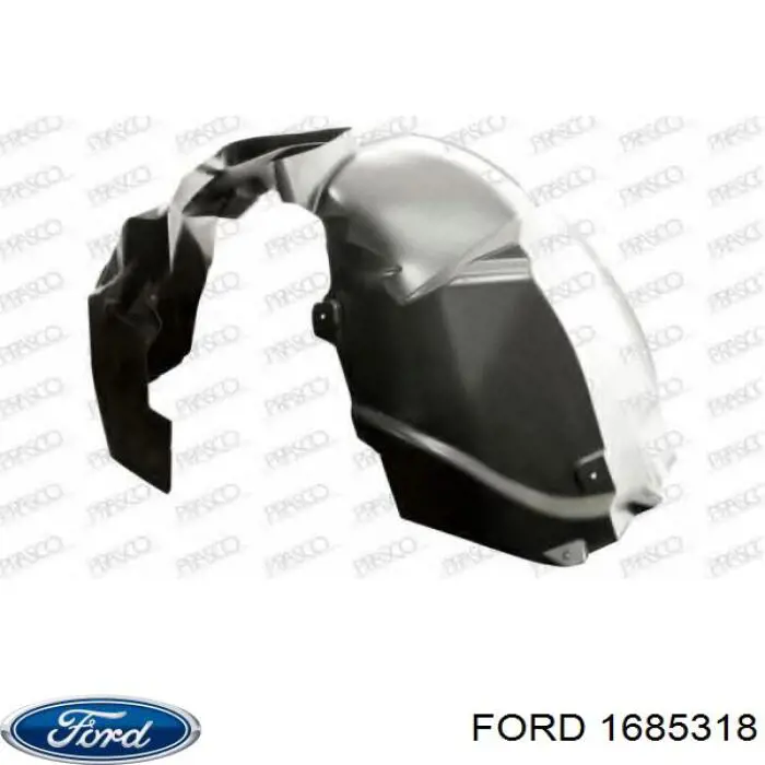 1456119 Ford guardabarros interior, aleta delantera, derecho