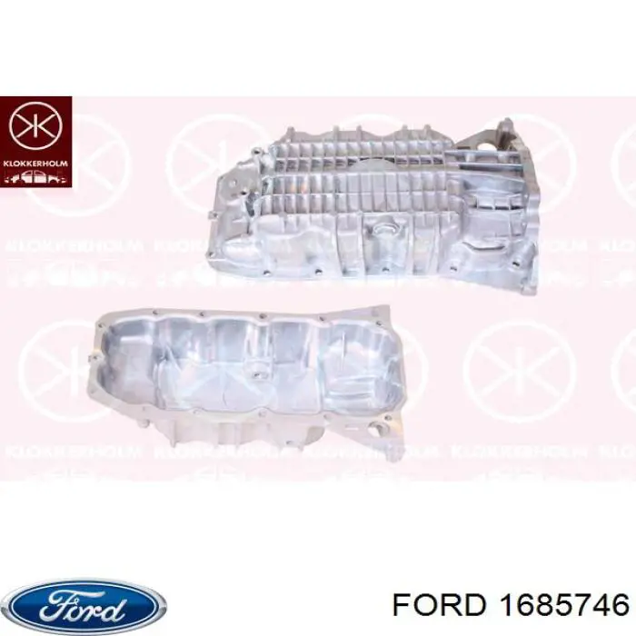 Cárter de aceite del motor para Ford Kuga (CBS)