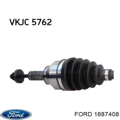 Semieje delantero derecho Ford 1687408 precio, desde 154,37 EUR