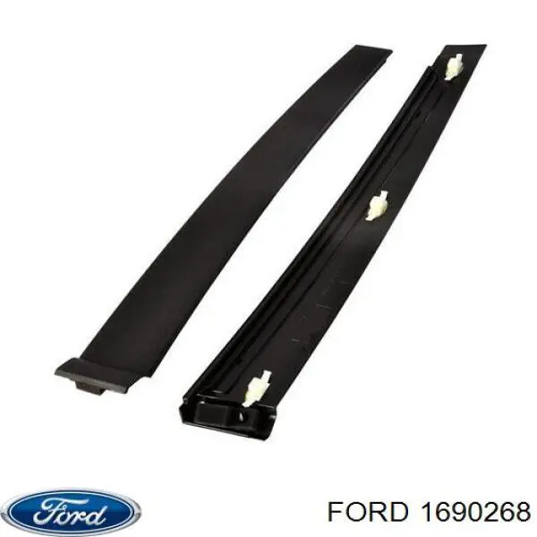 Moldura de puerta delantera derecha vertical para Ford Fusion (JU)