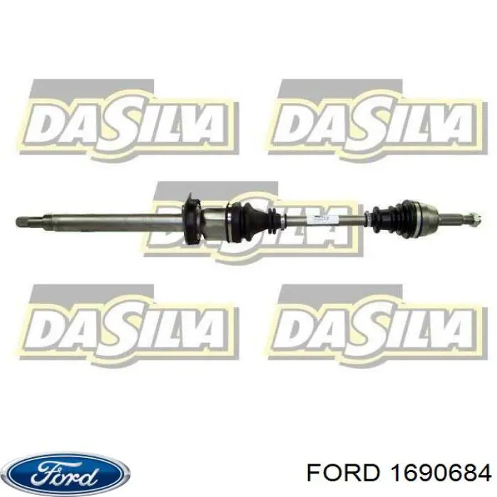 1059518 Ford árbol de transmisión delantero derecho