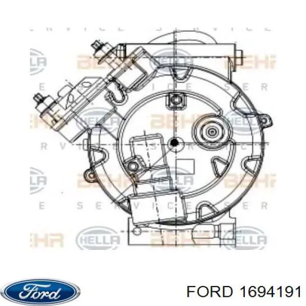 1694191 Ford compresor de aire acondicionado