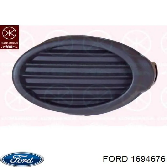 1694676 Ford rejilla del parachoques delantera izquierda
