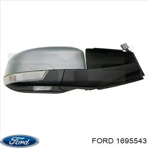 1695543 Ford espejo retrovisor derecho