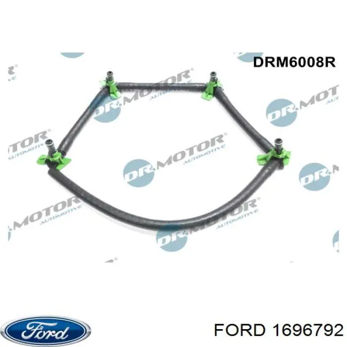 DRM6008R Dr.motor tubo de combustible atras de las boquillas