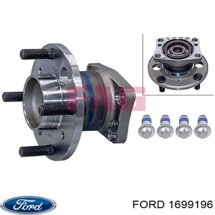 Cubo de rueda trasero Ford Fiesta CB1