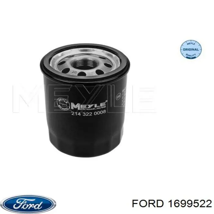 Filtro de aceite Ford 1699522 precio, desde 4,34 EUR