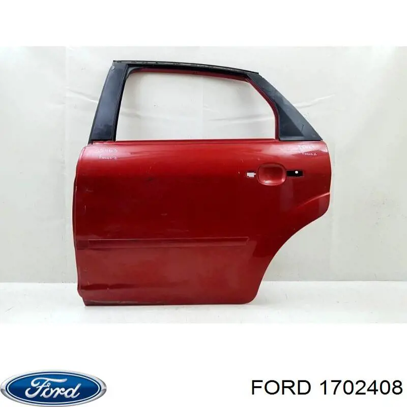 1702408 Ford puerta trasera izquierda