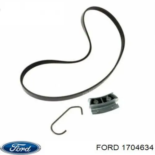 1704634 Ford manguera hidráulica, dirección, de mecanismo dirección a depósito