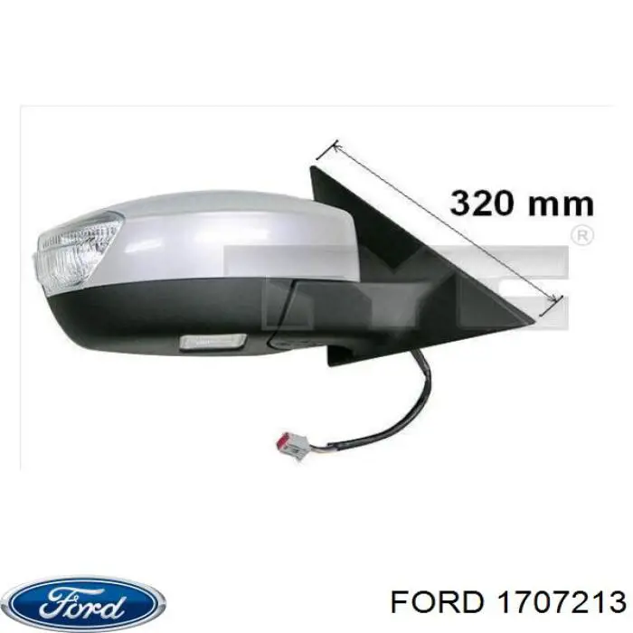 Espejo izquierdo Ford 1707213 precio, desde 111,97 EUR