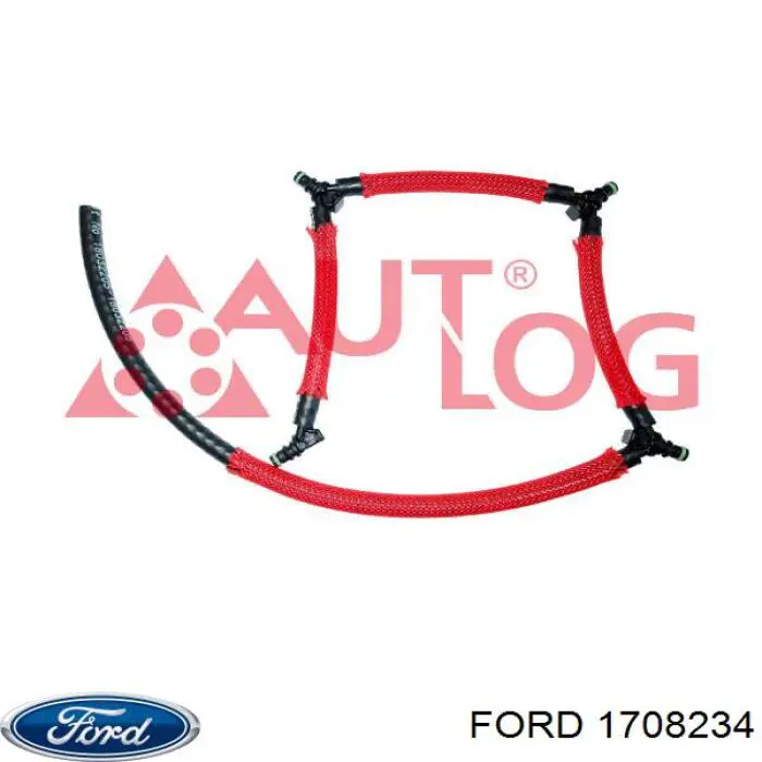 Comprar 1708234 Ford Tubería de retorno de combustible de los inyectores