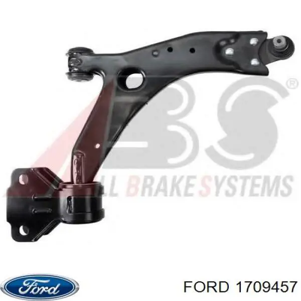 1709457 Ford barra oscilante, suspensión de ruedas delantera, inferior derecha