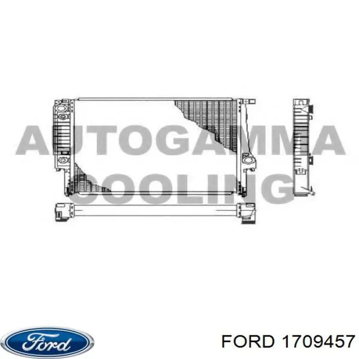 Brazo inferior derecho de la suspensión delantera Ford 1709457 precio, desde 69,70 EUR