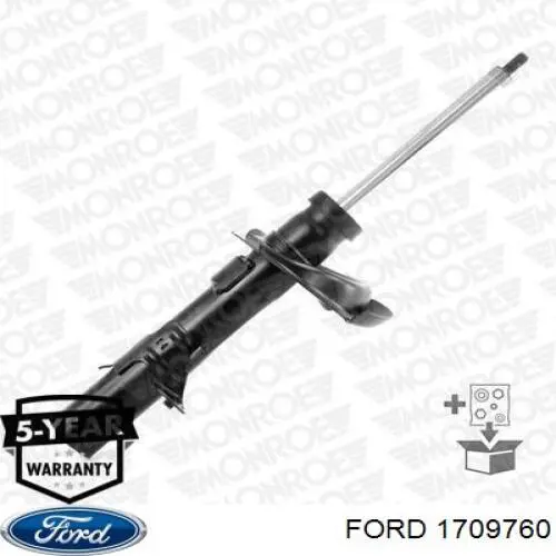 1709760 Ford amortiguador delantero izquierdo