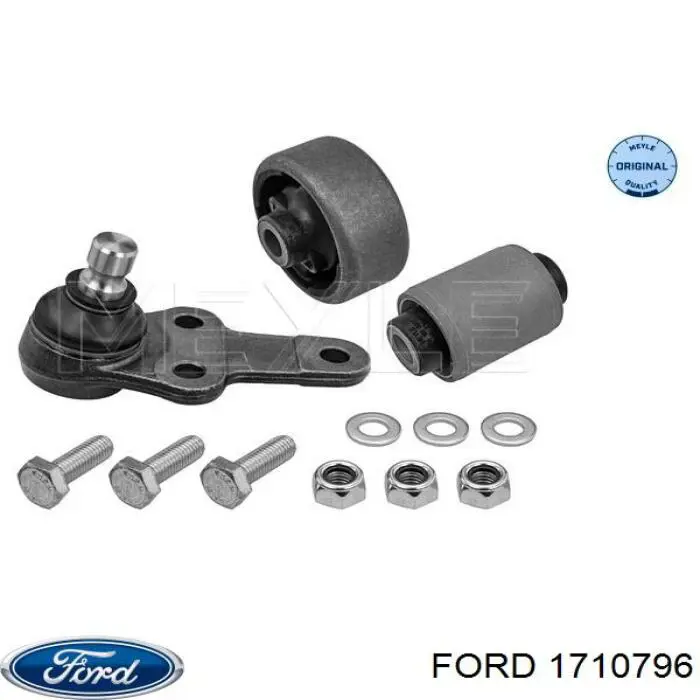 Brazo inferior izquierdo de la suspensión delantera 1710796 Ford