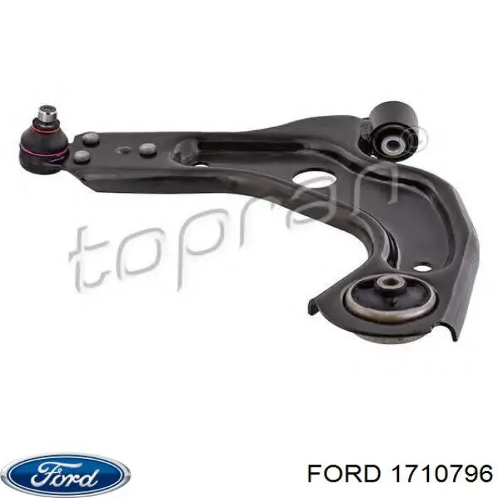 1710796 Ford barra oscilante, suspensión de ruedas delantera, inferior izquierda