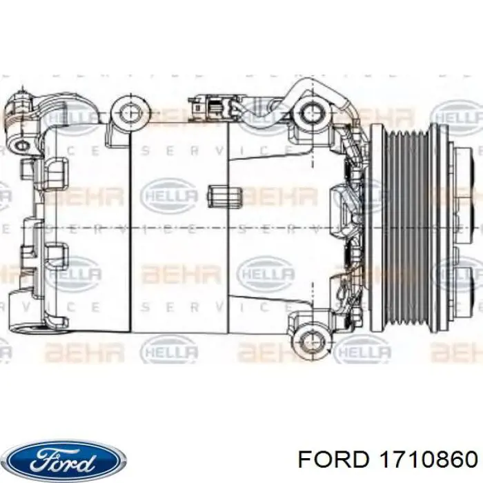 Condensador aire acondicionado Ford Mondeo 4 CA2
