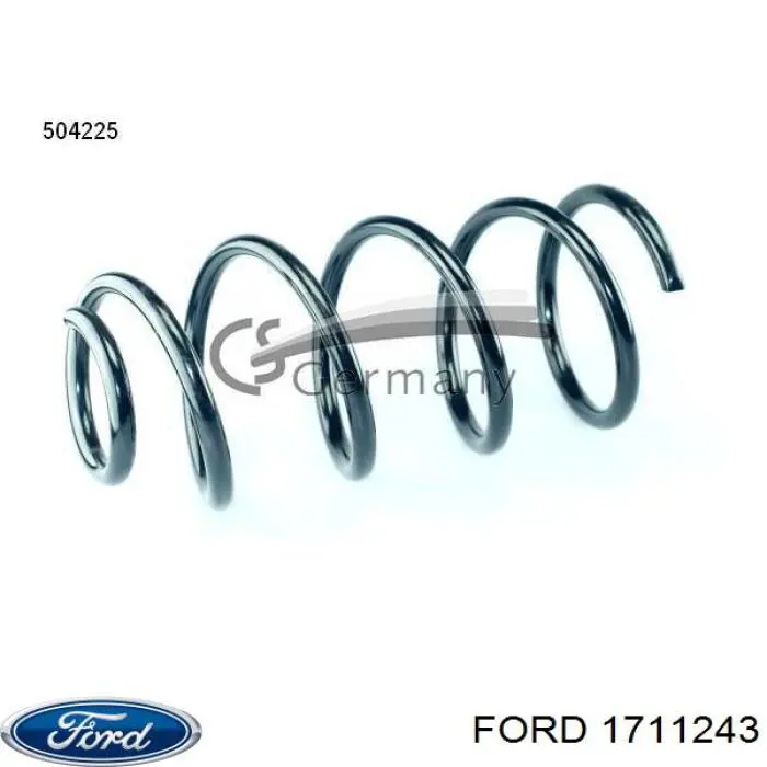 Muelle de suspensión eje delantero Ford Focus 3 CB8